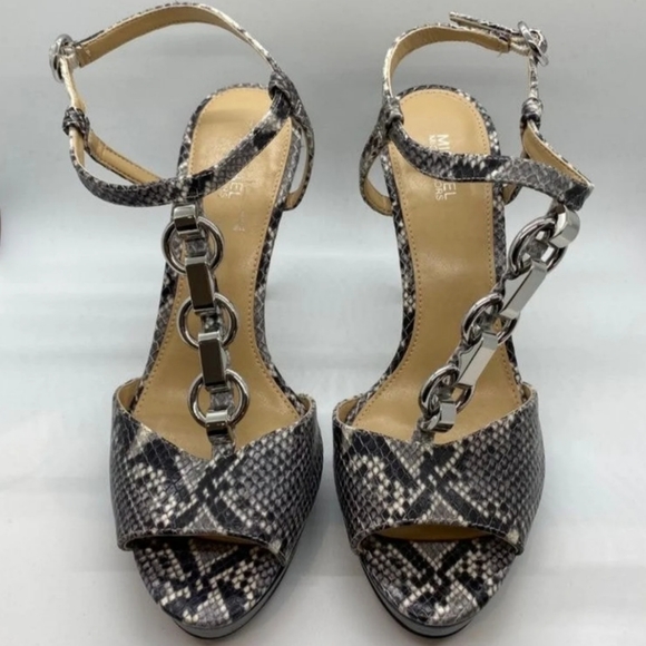 Michael Kors Snake Print Heels - Picture 2 of 12